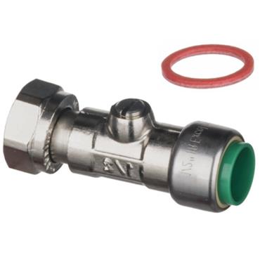 1/2in Pushtite Straight Pattern Service Valve