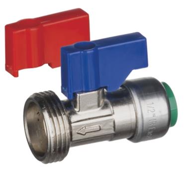 3/4in M.I. x 1/2in Pushtite Washing Machine Valve