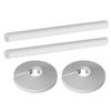 Towel Rail Pipe Cover Kit - White