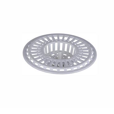 White Waste Outlet Grid/Hair Trap