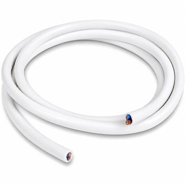2 Core White Cable 0.75mm Per Metre