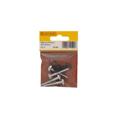 CENTURION CP MIRROR SCREW PKT4 11/2X8