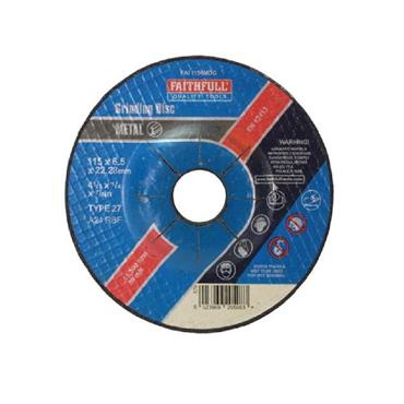 FAITHFULL GRINDING DISC DC METAL 115 x 6.5 x 22MM