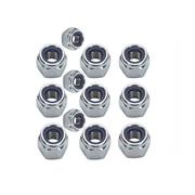 FAITHFULL NYLON LOCKING NUTS M12 (PK 6)