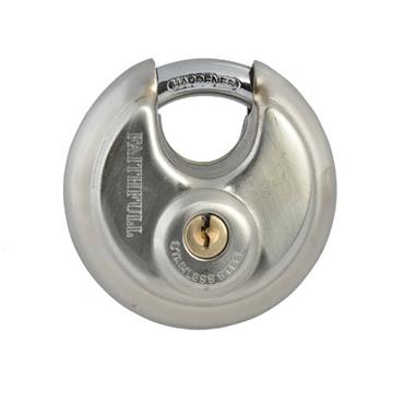 FAITHFULL DISCUS PADLOCK STAINLESS STEE 70