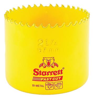 STARRET BI METAL FAST CUT HOLE SAW 57MM