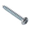 FORGEFIX SCREW PZ PAN ZP 3/8 X 4  PACK 80