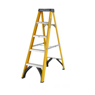 STEP LADDER FIBREGLASS 5-TREAD 1710MM