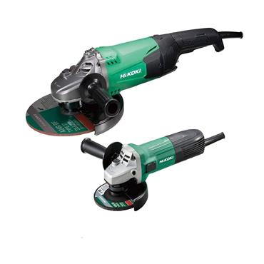 HIKOKI 9" + 41/2" TWIN PK ANGLE GRINDERS 220V