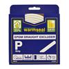 CENTURION DRAUGHT EXCLUDER P-STRIP WHITE 5 METRE