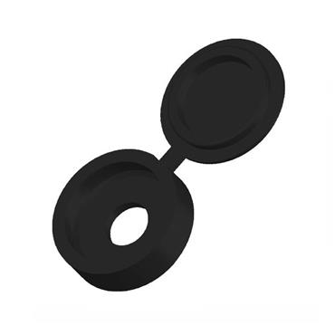 FORGEFIX  BLACK SCREW COVERS LARGE (PK 100)