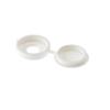 FORGEFIX  BEIGE SCREW COVERS HINGED (PK 100)