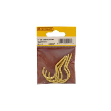 CENTURION UNSHOULDERED CUP HOOKS 50MM (2")
