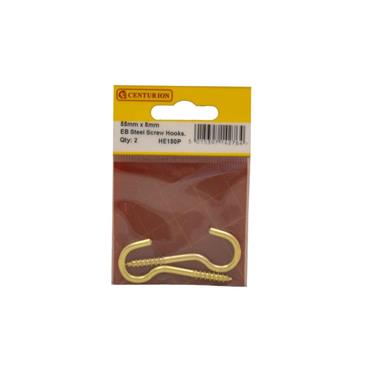 CENTURION EB SCREW HOOK 56mm pk2