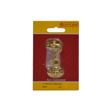 CENTURION CABIN HOOK BRASS 2"" 50MM