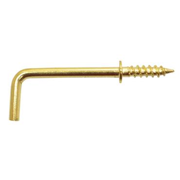 CENTURION DRESSER HOOKS 32MM BOX 100 BRASS PLATED