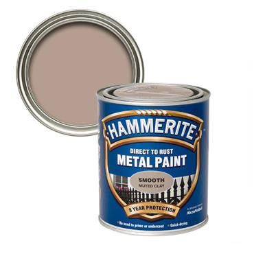HAMMERITE SMOOTH FINISH MUTED CLAY 750ML