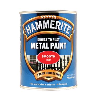 HAMMERITE SMOOTH FINISH RED 750 ML