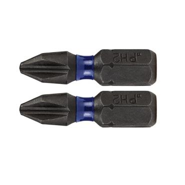 IRWIN IMPACT PRO PKT OF 2 Ph2X25MM IMPACT BITS