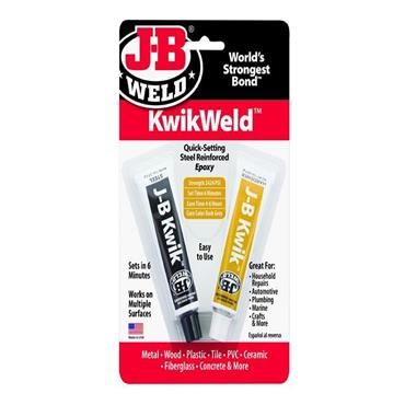 Jb Weld Kwik Weld Epoxy 2 X 30ml Dark Grey Colour