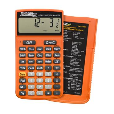 Johnson Construction  Master Calculator