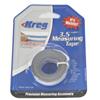 KREG SELF ADHESIVE TAPE METRIC 3.65M RIGHT TO LEFT