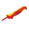 KNIPEX VDE CABLE KNIFE BACK OF BLADE INSULATED