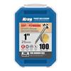 KREG POCKET HOLE SCREWS  COARSE 1" (100)