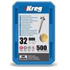 KREG SCREWS POCKET HOLE COARSE 1.1/4" (BX 500)