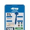 KREG SCREWS POCKET HOLE BLUE KOTE 1.1/4" (BX 1200)