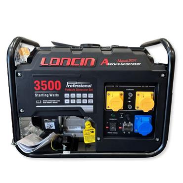 LONCIN GENERATOR 3.5KVA PETROL 110 VOLT+220 VOLT