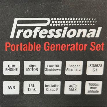 LONCIN GENERATOR 3.5KVA PETROL 110 VOLT+220 VOLT