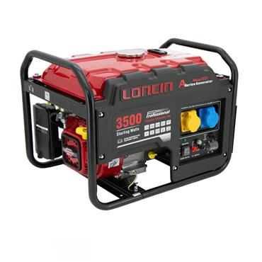 LONCIN GENERATOR 3.5KVA PETROL 110 VOLT+220 VOLT