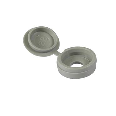TIMCO WHITE HINGED SCREW COVERS LARGE PK50