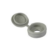 TIMCO WHITE HINGED SCREW COVERS LARGE PK50