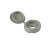 TIMCO WHITE HINGED SCREW COVERS LARGE PK50