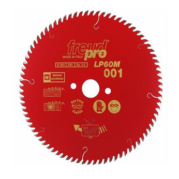 FREUD TCT BLADE 250MM x 80T ALUMINIUM
