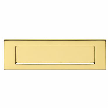 Carlisle Brass M36HPVD Victorian Letter Plate 282 x 80mm ? PVD Stainless Brass (A4 Envelope Size)