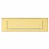 Carlisle Brass M36HPVD Victorian Letter Plate 282 x 80mm ? PVD Stainless Brass (A4 Envelope Size)