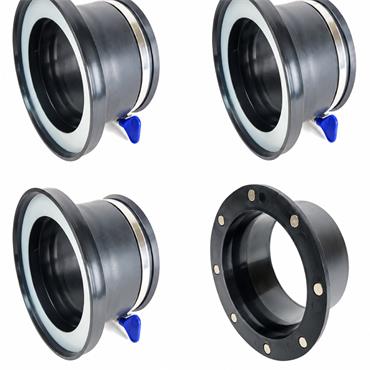Charnwood Magnetic Hose Connector Package  3 CUFFS+ 1 CONNECTOR