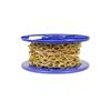 CENTURION OVAL CHAIN 16MM BRASS (METRE)