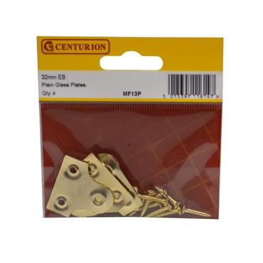 CENTURION PLAIN GLASS PLATE 1 1/4 pk4