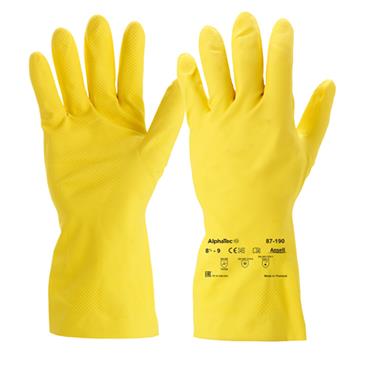 87-190 ANSELL GLOVE MEDIUM 71/2 -8 YELLOW