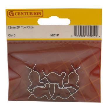 CENTURION TOOL CLIPS 1/2" (PK 5)