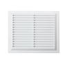 MAP LOUVRE VENT 9" x 9" WHITE PLASTIC