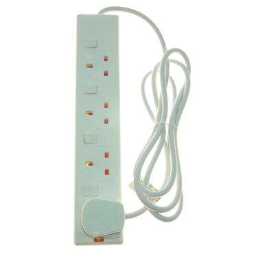 POWERMASTER SWITCHED EXTENSION LEAD 4 GANG 2MT