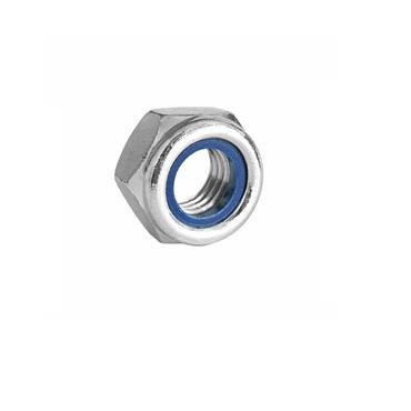 NYLON LOCK NUT ZP M6