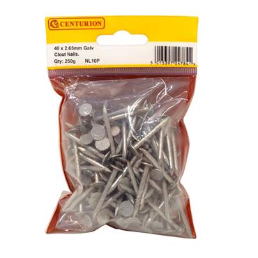 Centurion Clout Nails 40mm 250g