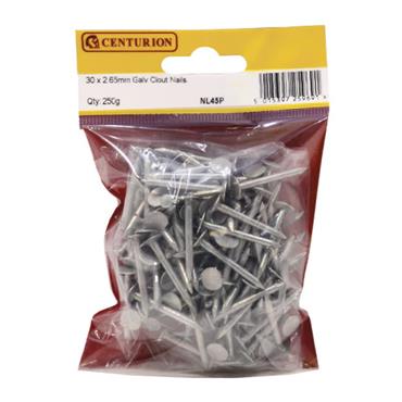 Centurion Clout Nails 30mm 250g