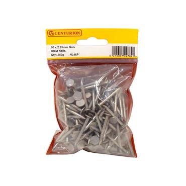 CENTURION CLOUT NAIL 50MM 250 GRAMS